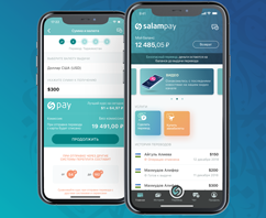  The first version of the SalamPay application