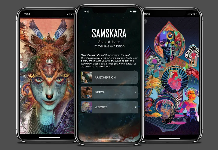 Иммерсивная выставка Samskara в Los Angeles